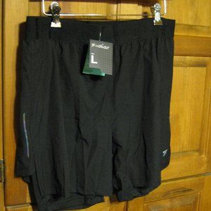 New Workout Black Shorts Large